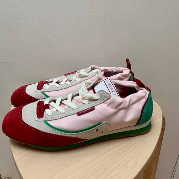 ZIMMERMANN Color-block twill and suede sneakers zize eu 40 - Picture 5 of 5